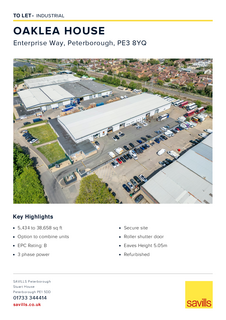 Warehouse to rent, Enterprise Way Peterborough PE3 8YQ