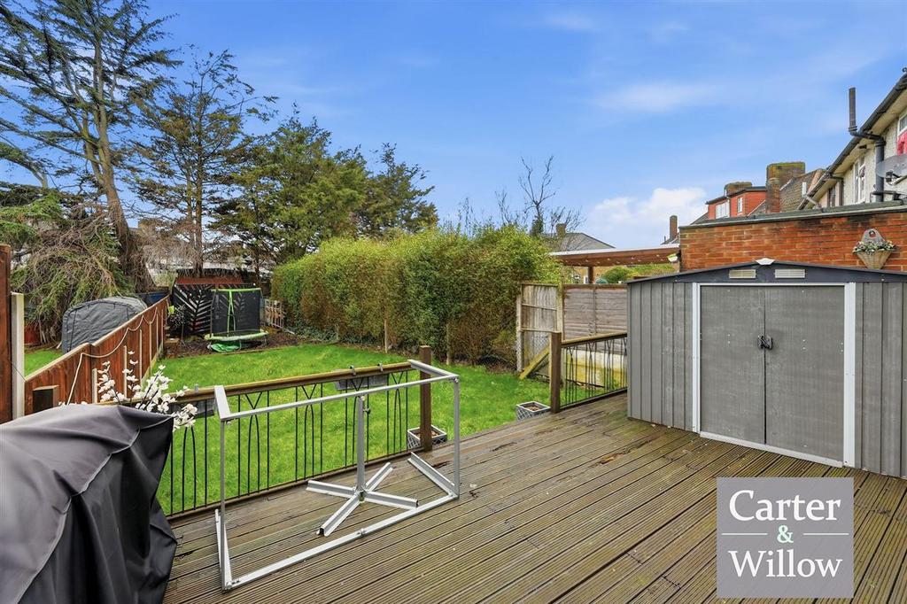 Private rear garden