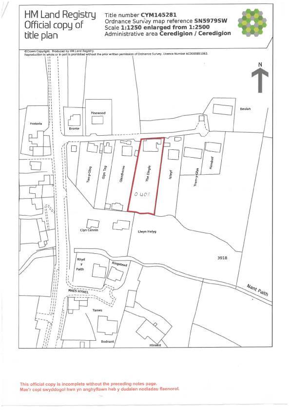 Land registry plan