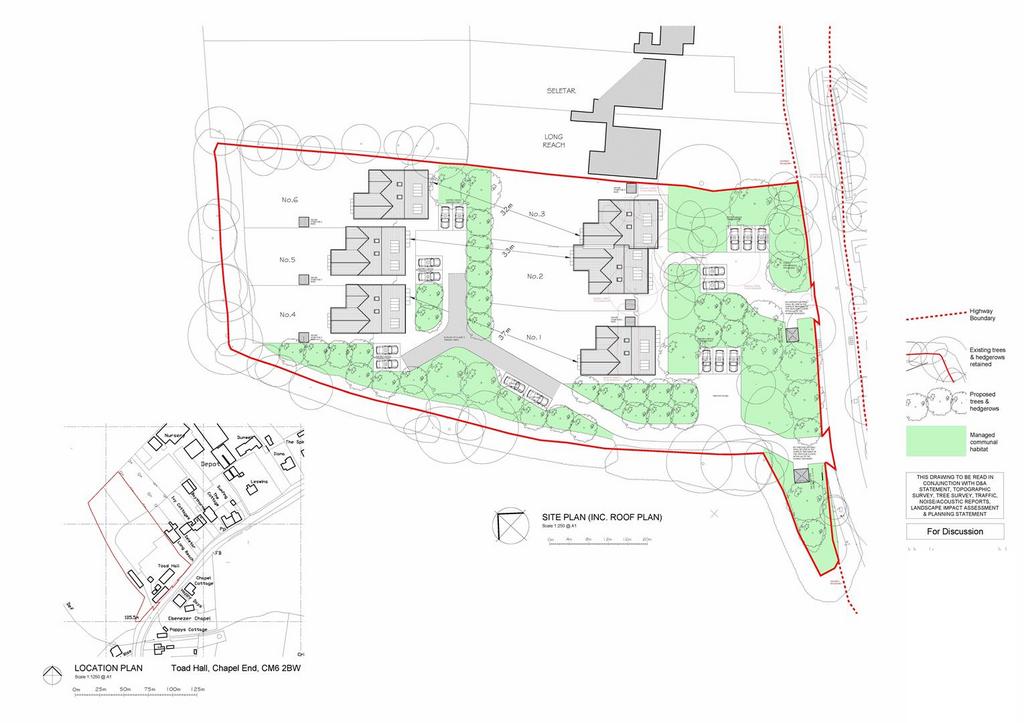 Proposed site plan and location plan