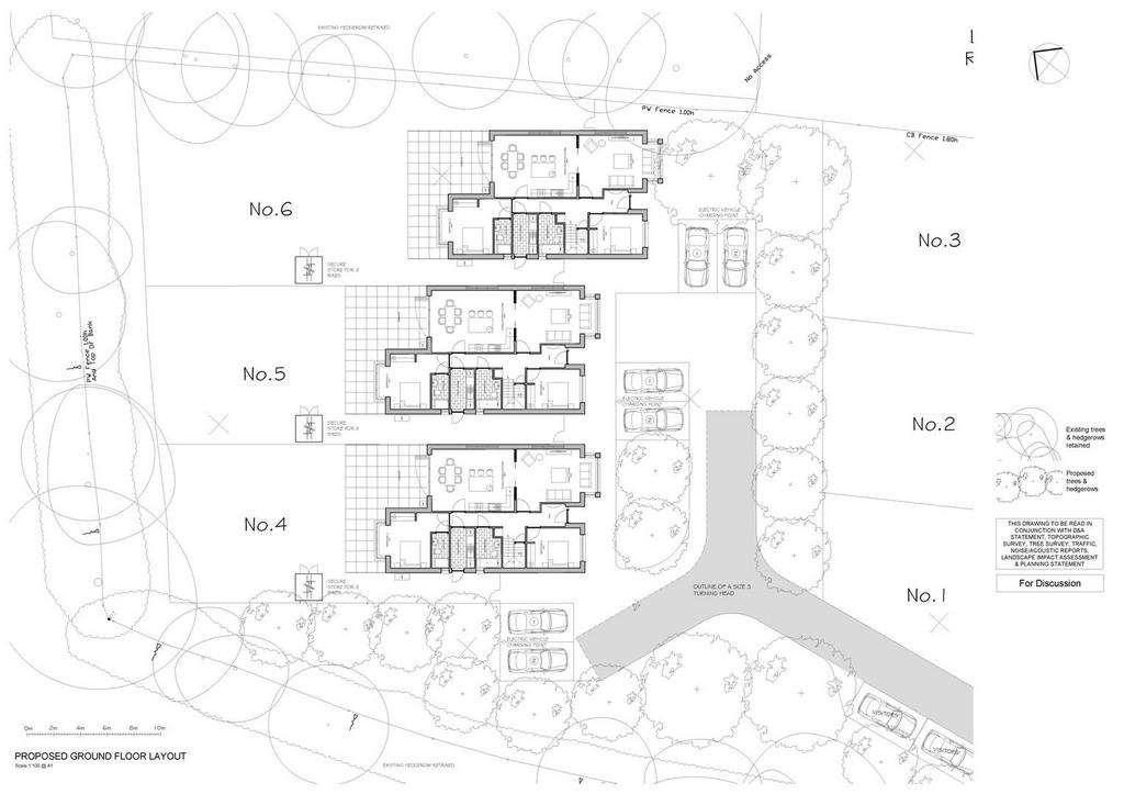 Plots 4 5 6 proposed ground floor plans