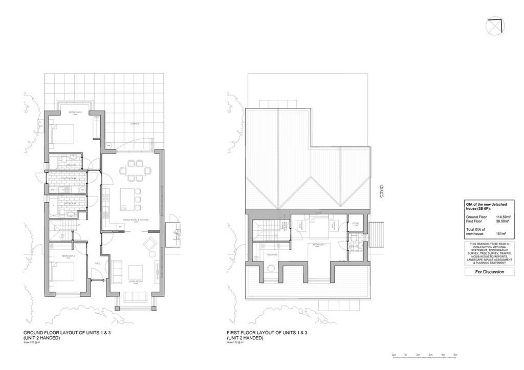 Plots 1 2 3 individual floor layouts