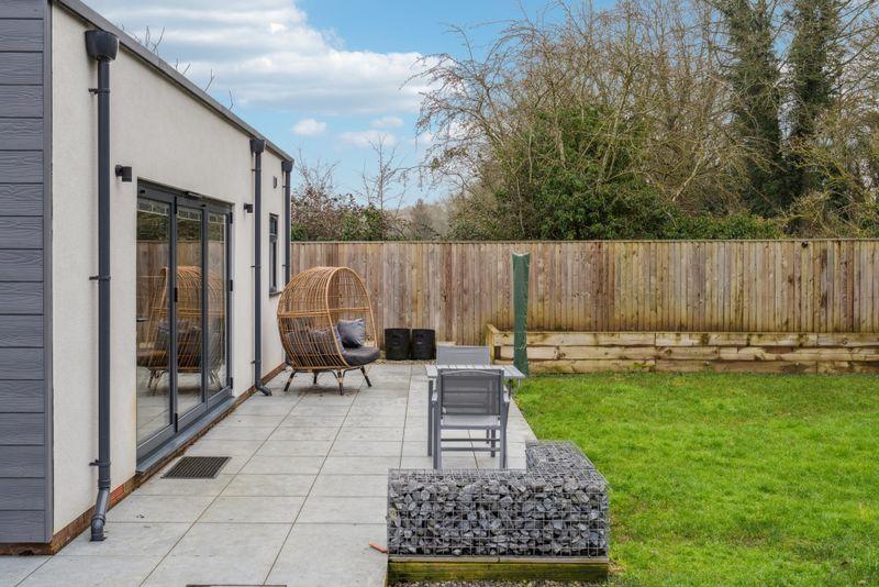 Rear and patio