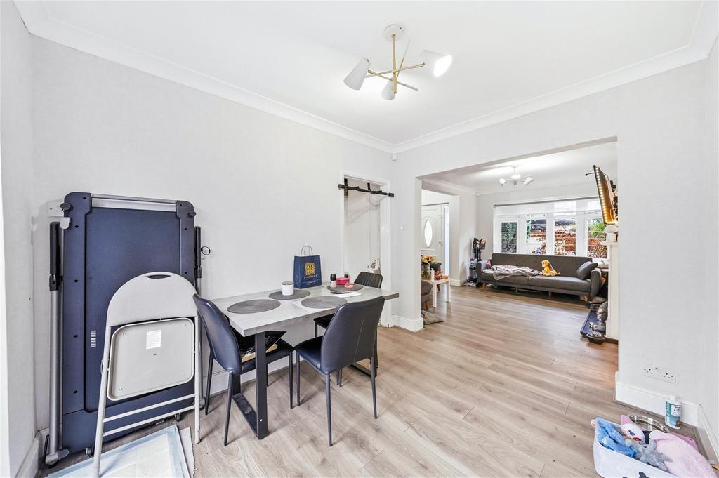 Open-plan living area, open plan living