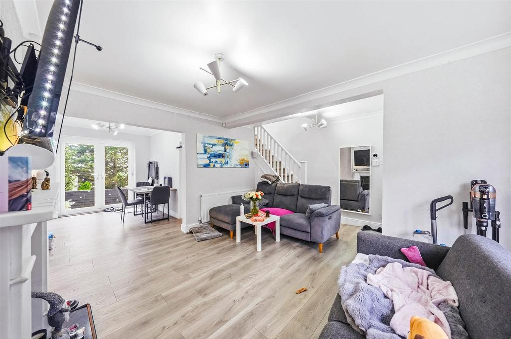 Open-plan living area, open plan living