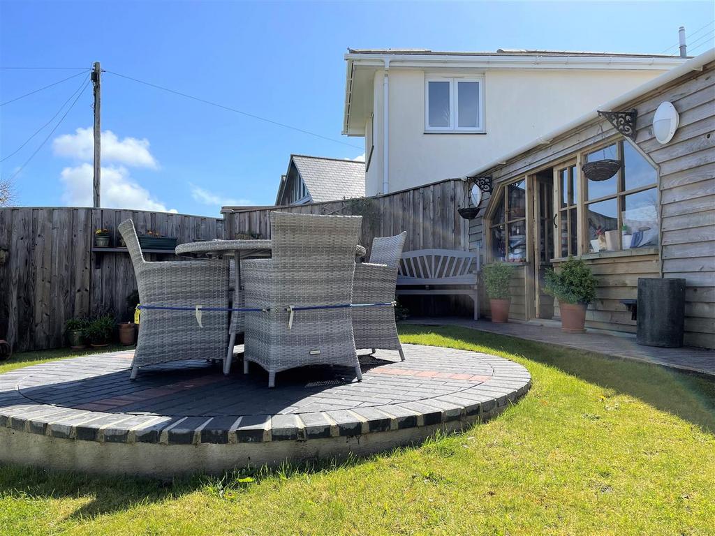 Patio and Cabin