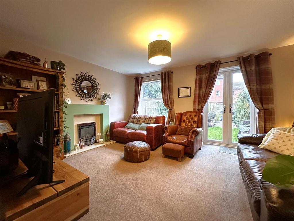 Living Room With French Doors 073