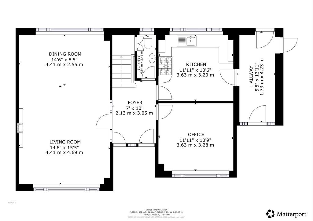 4 bedroom detached house for sale - Floor Plan