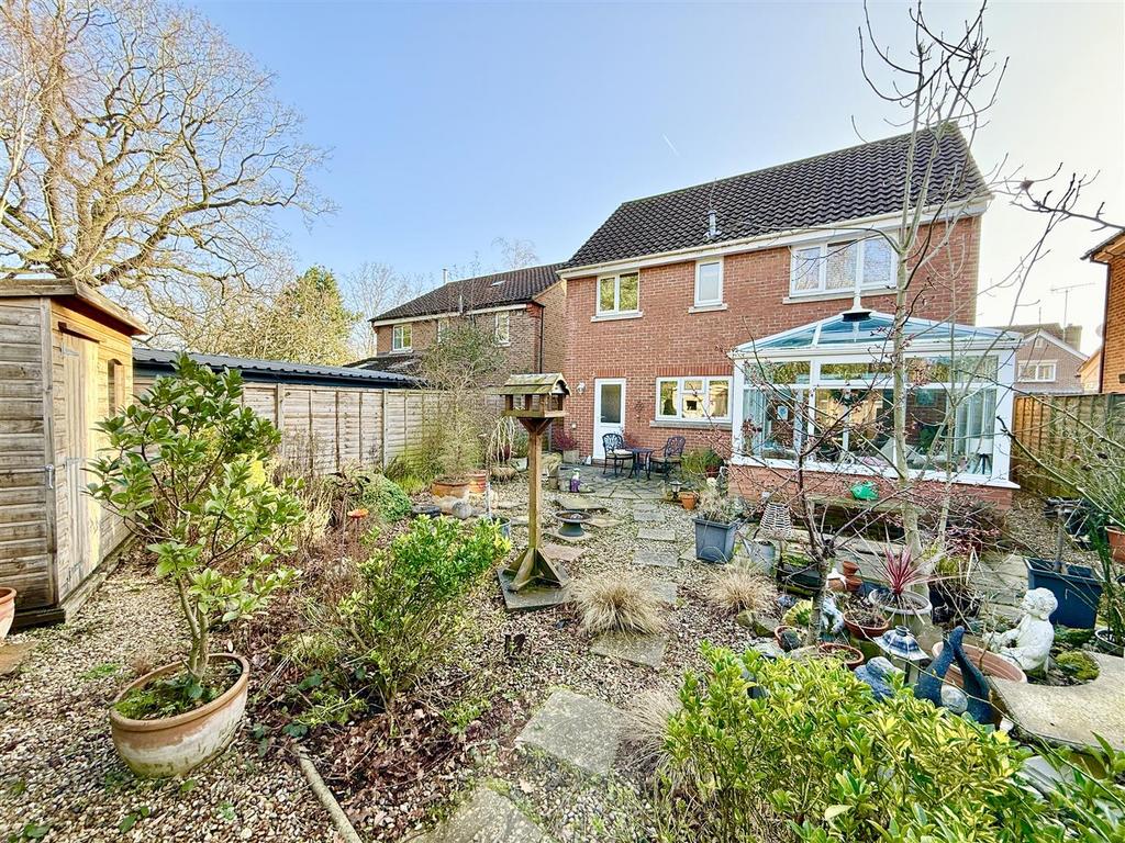Rear aspect and garden