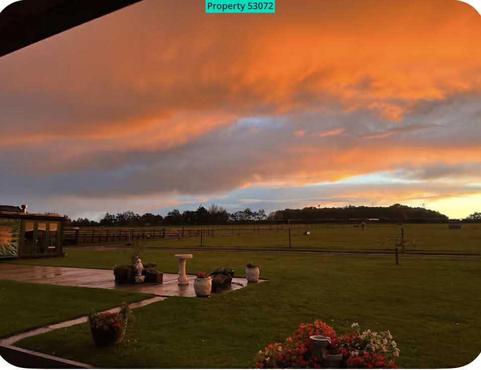 View from main house dining room