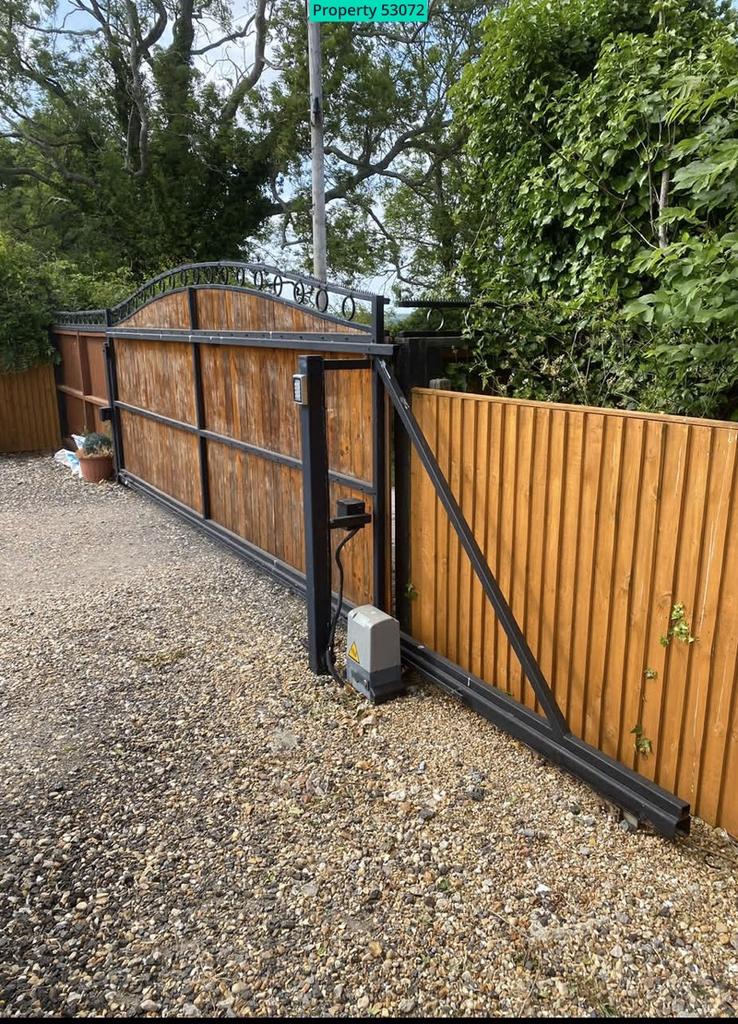 Gate out from car park