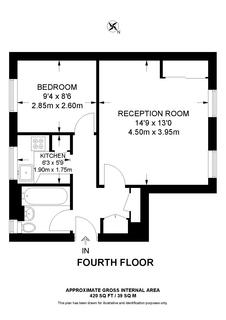 1 bedroom flat for sale, Chalmers House, York Road, London, SW11