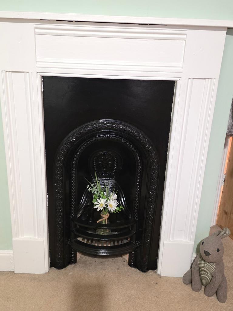 Ornate fireplace