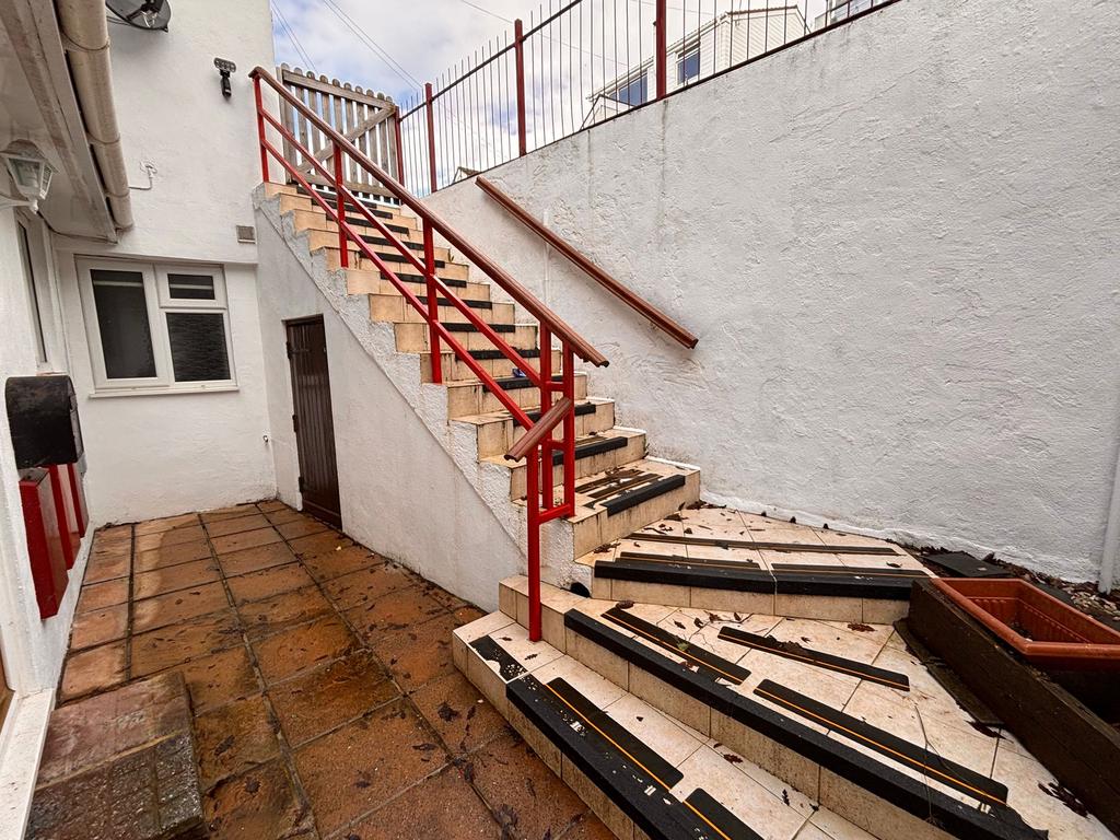 Stairs to access flat