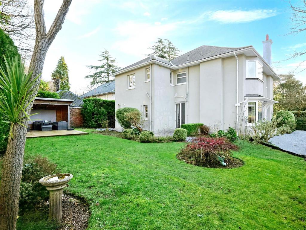 Rear of property