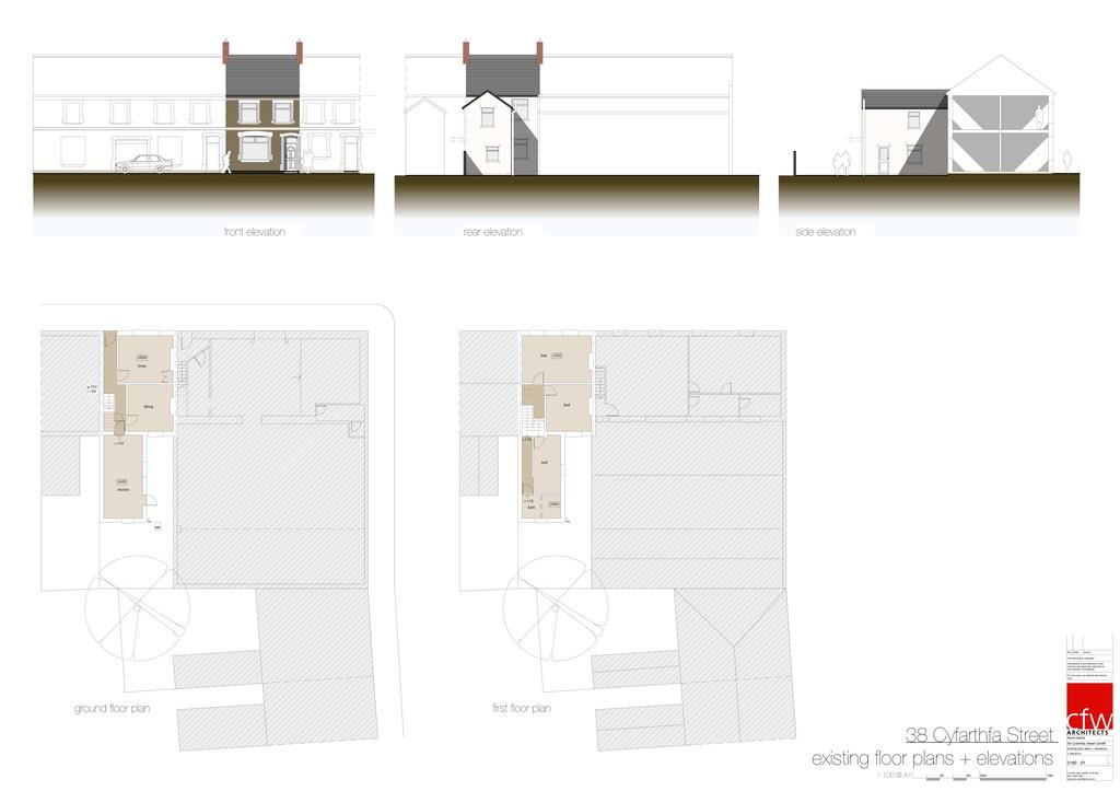 2160-01 existing floor plans elevations 38 & 40