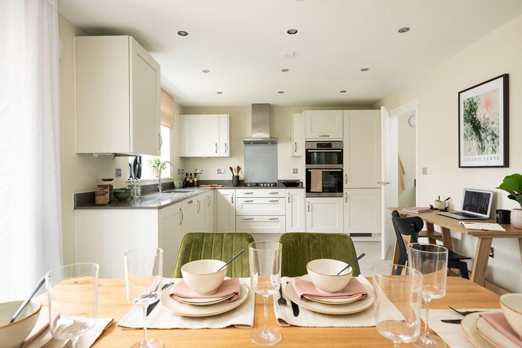 Open-plan kitchen/dining room for the whole...