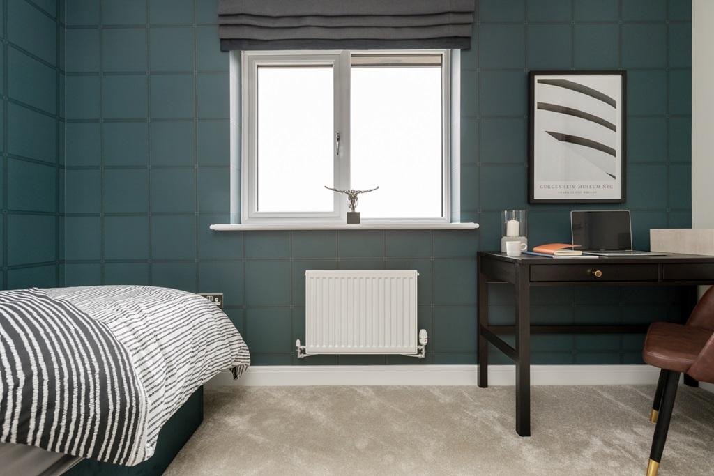 Third bedroom with space for a desk