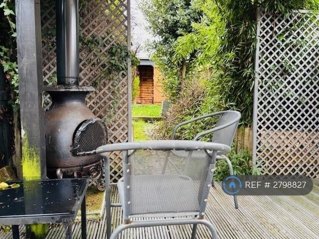 Garden With Log Burner