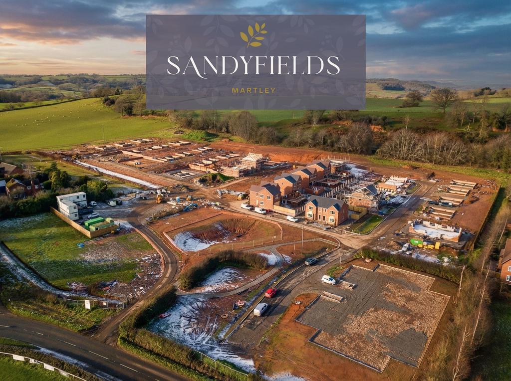 Drone footage of Sandyfields