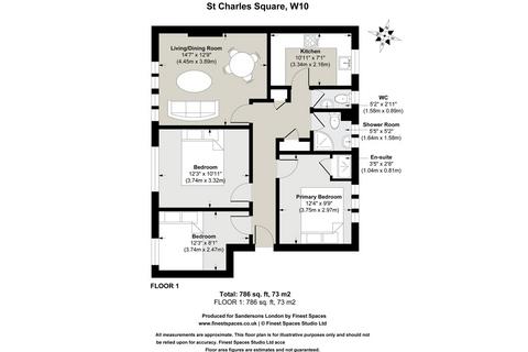 3 bedroom apartment for sale, St Charles Square  London