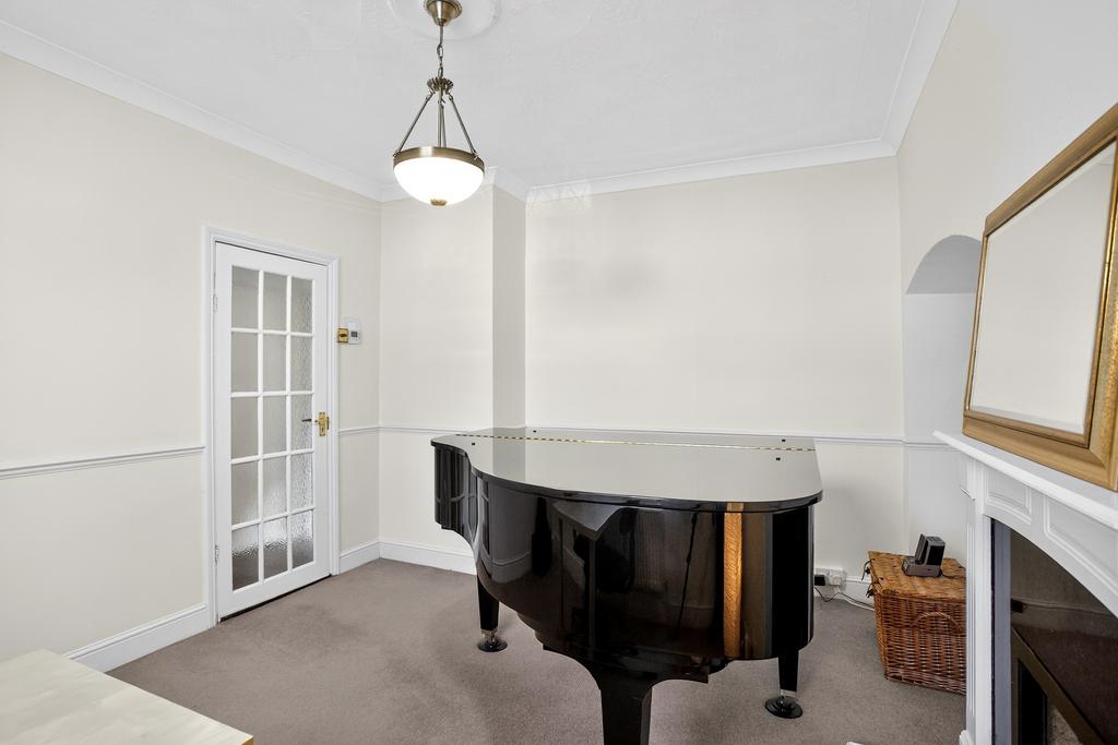 Reception room, fireplace