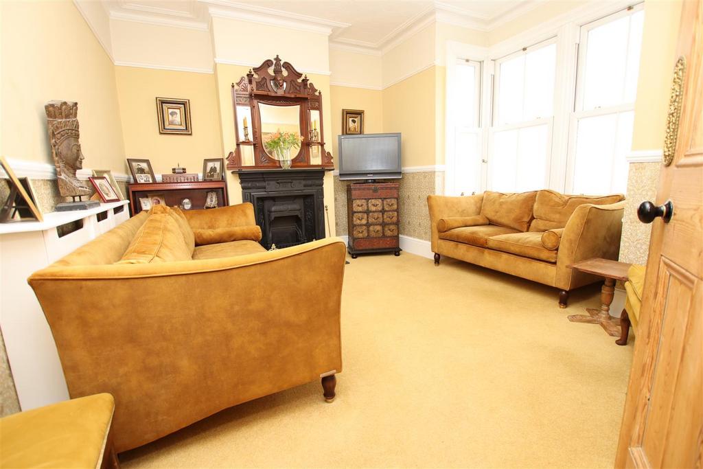 Living room, fireplace