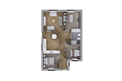 3 bedroom bungalow for sale, Plot 45, Oudenarde, Bridge Of Earn, Perth, PH2