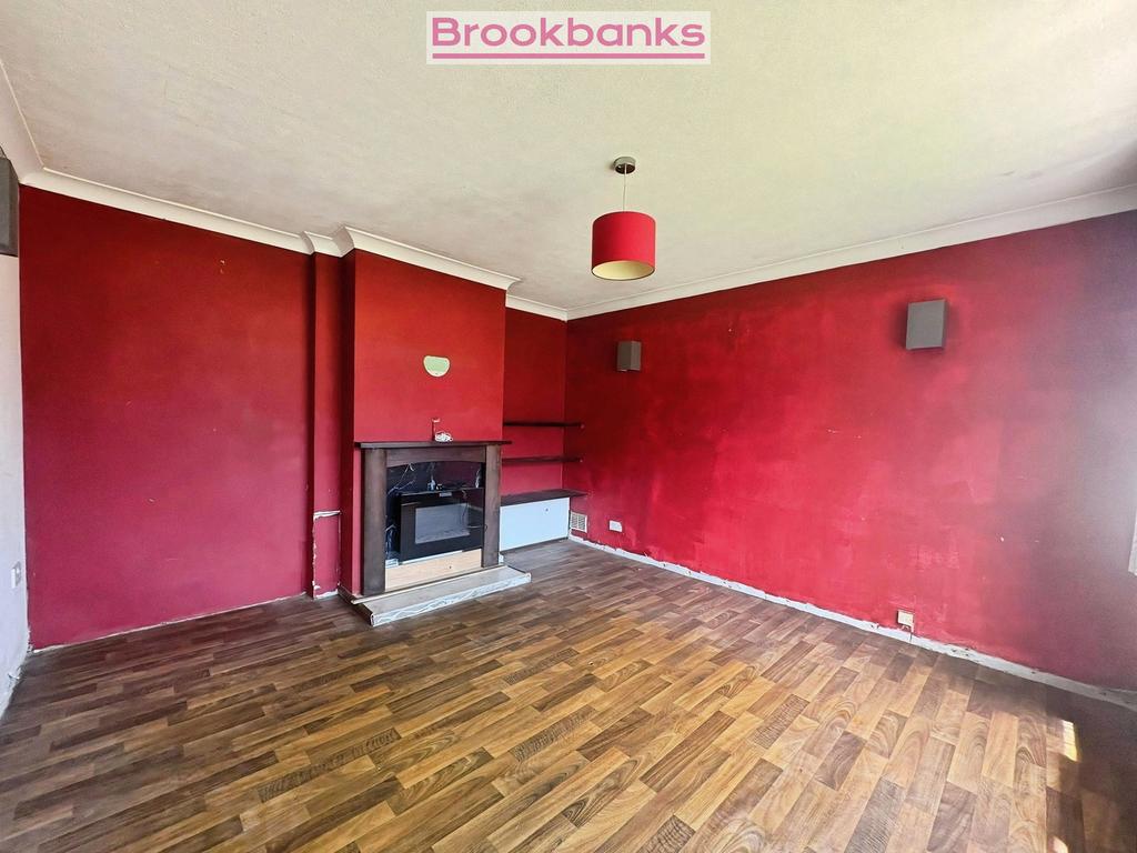 Living room, fireplace