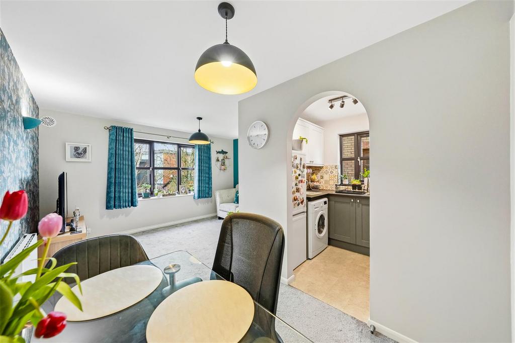 Open-plan living area, open plan living