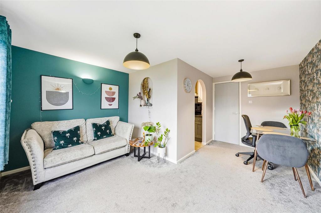 Open-plan living area, open plan living
