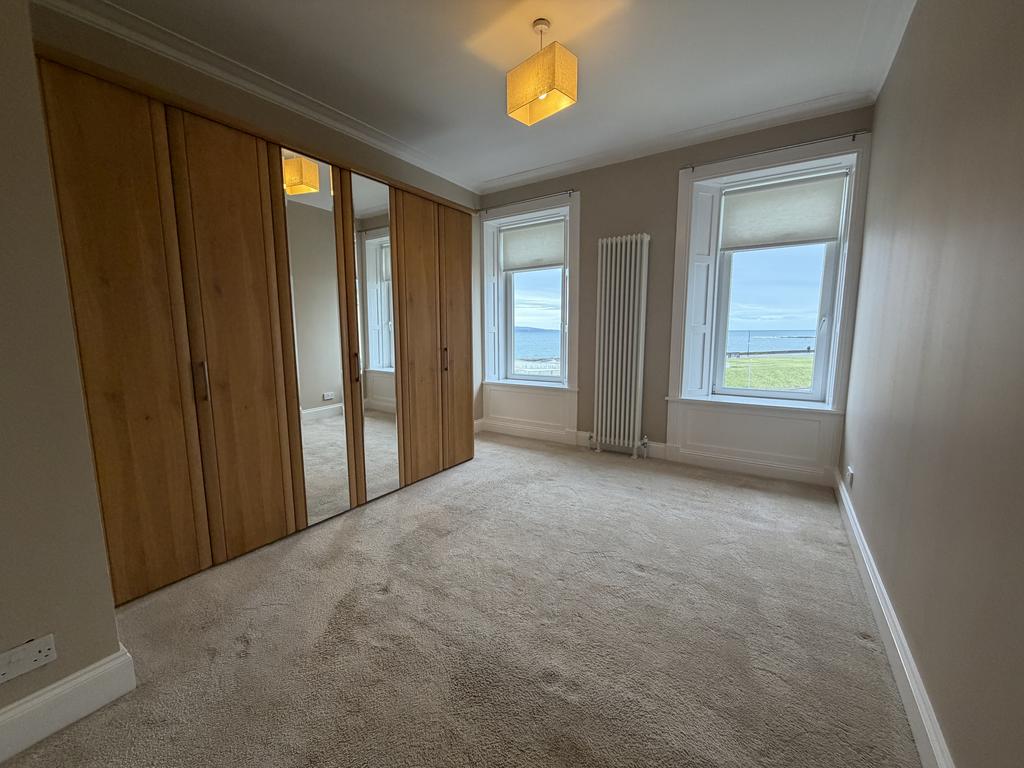 Master bedroom with sea views