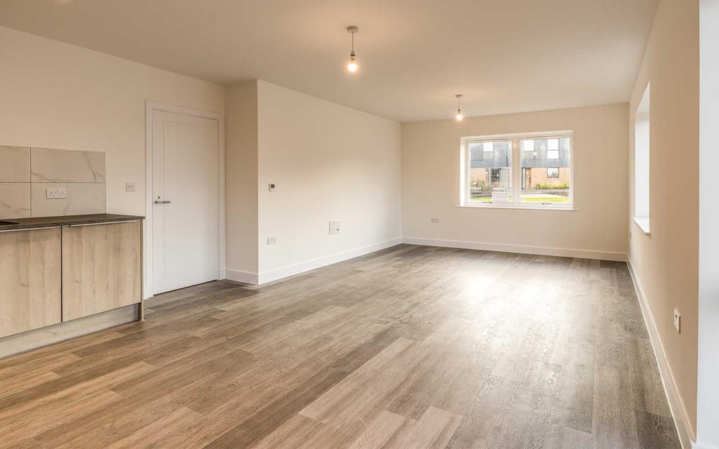 Kitchen/Living/Dining Area