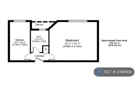 1 bedroom flat to rent, Wade House, London, SE1