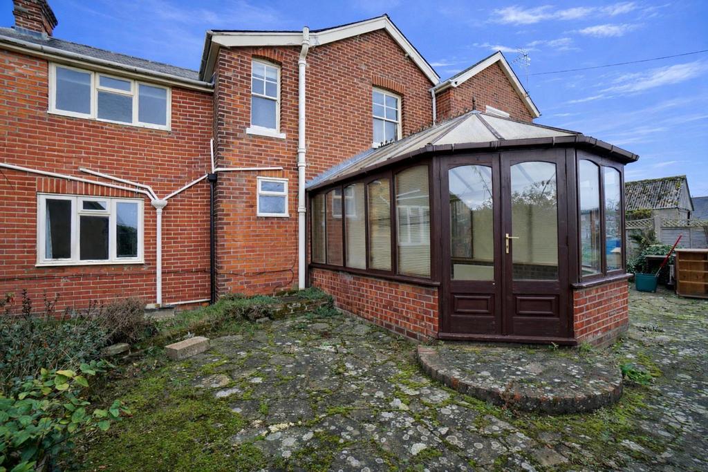 Rear of property