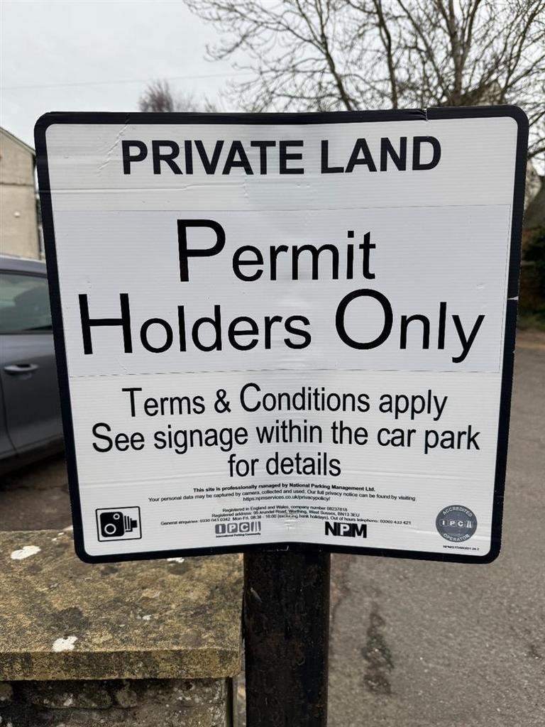 Well Managed Permit Parking arrangement for tenant