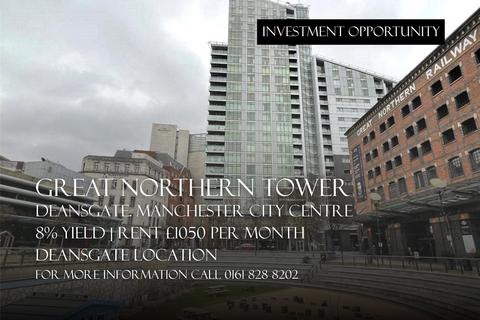 1 bedroom apartment for sale, Great Northern Tower, Manchester M3