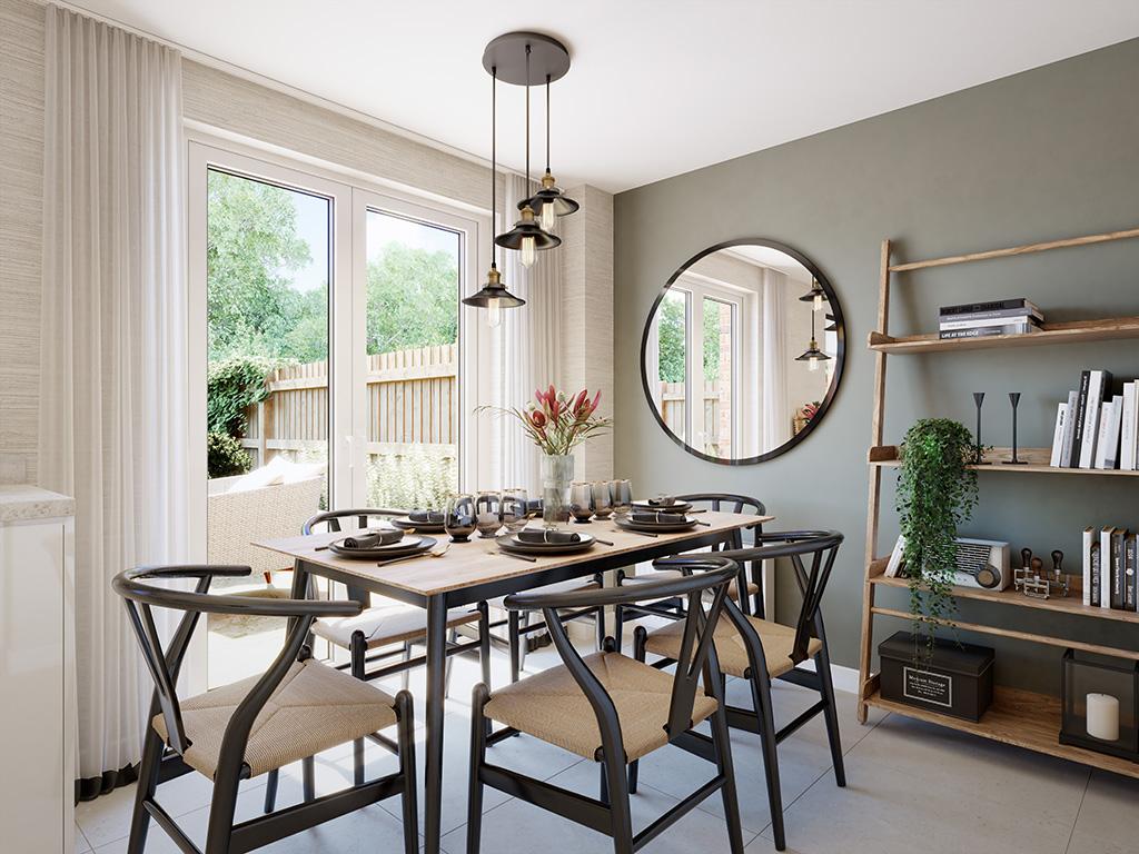 Internal image of the dining room in the...