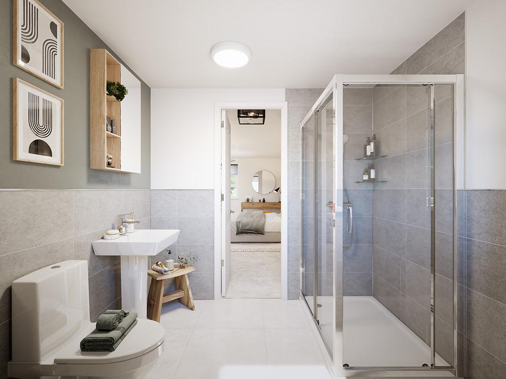 Internal image of the en suite in the curdridge...