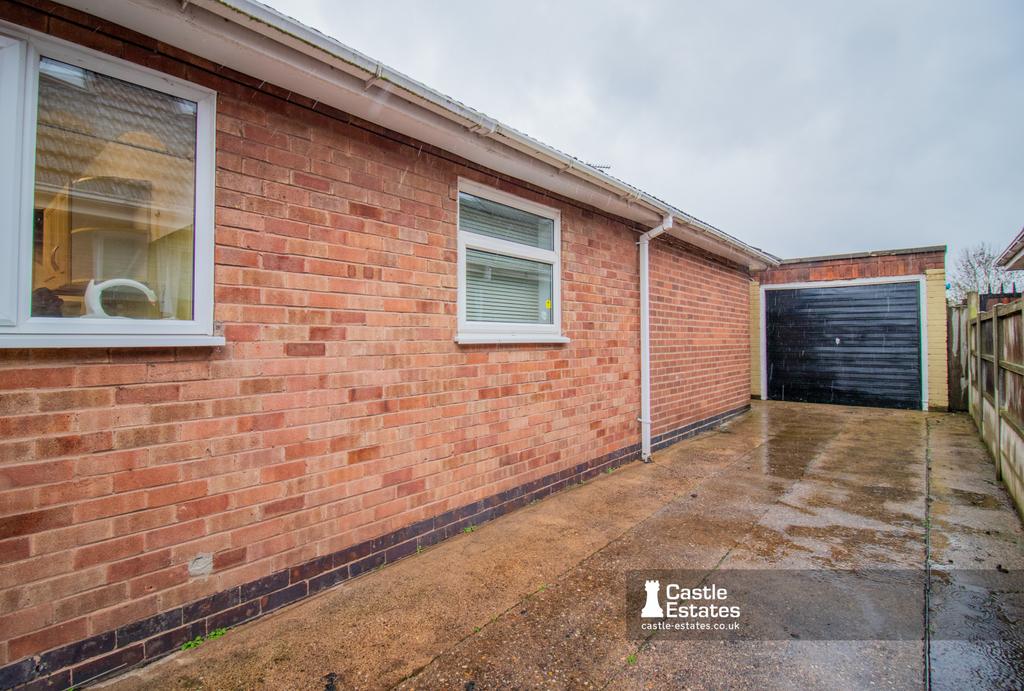 Driveway and garage
