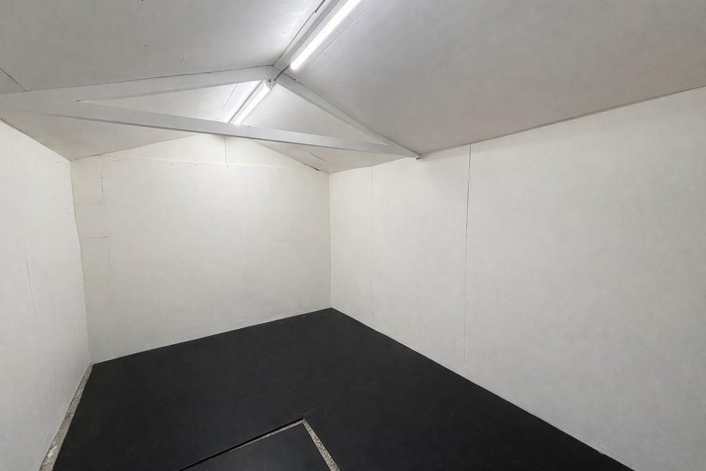 Inside garage