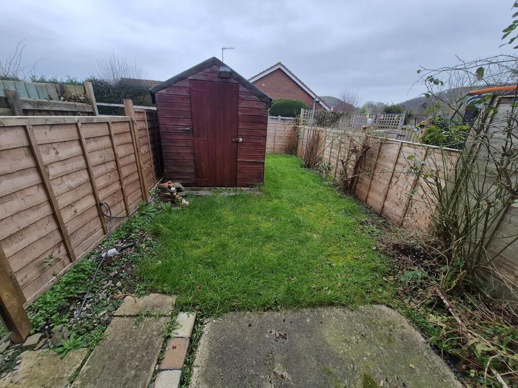 Rear garden &amp; shed