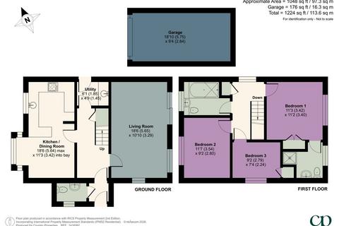 3 bedroom detached house for sale, Howberry Green, Arlesey, SG15