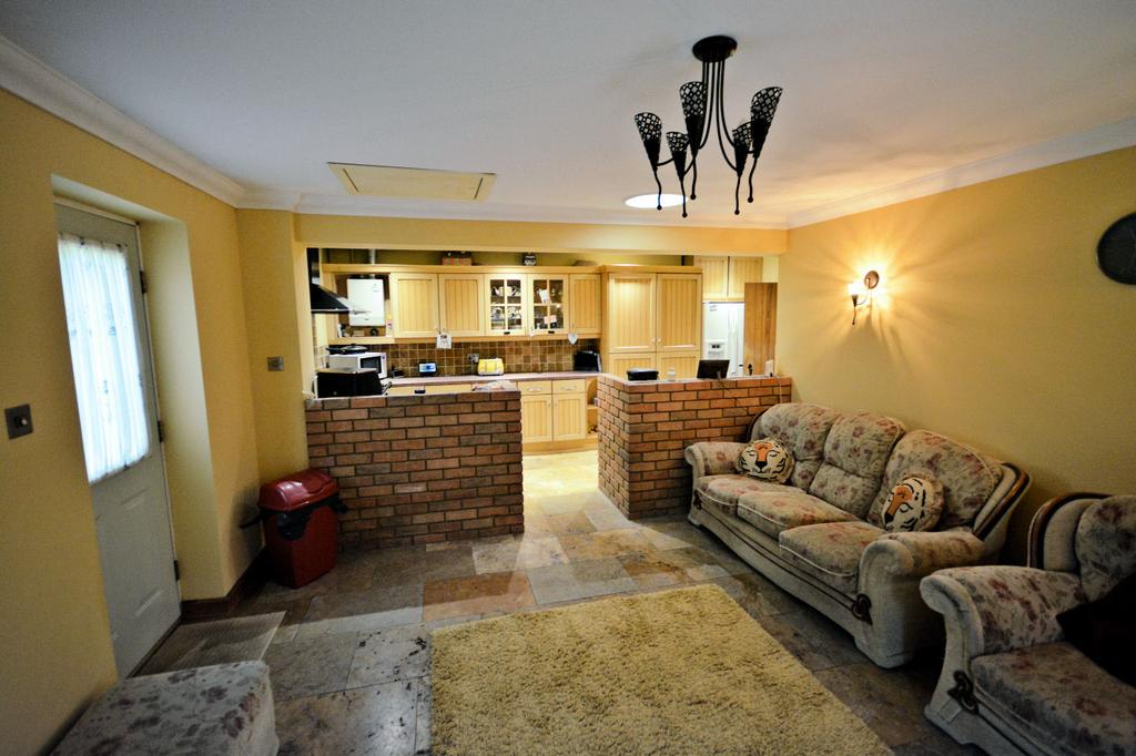 Kitchen/dining/family room