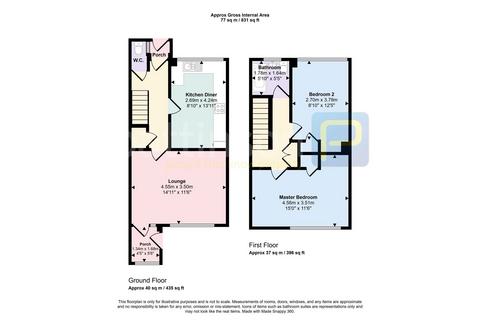 2 bedroom terraced house for sale, Regent Court, South Shields, Tyne and Wear, NE33 5RX