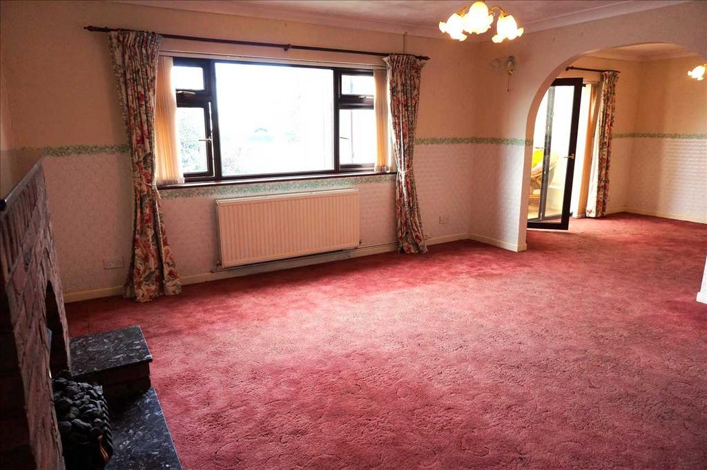 Open plan lounge and
