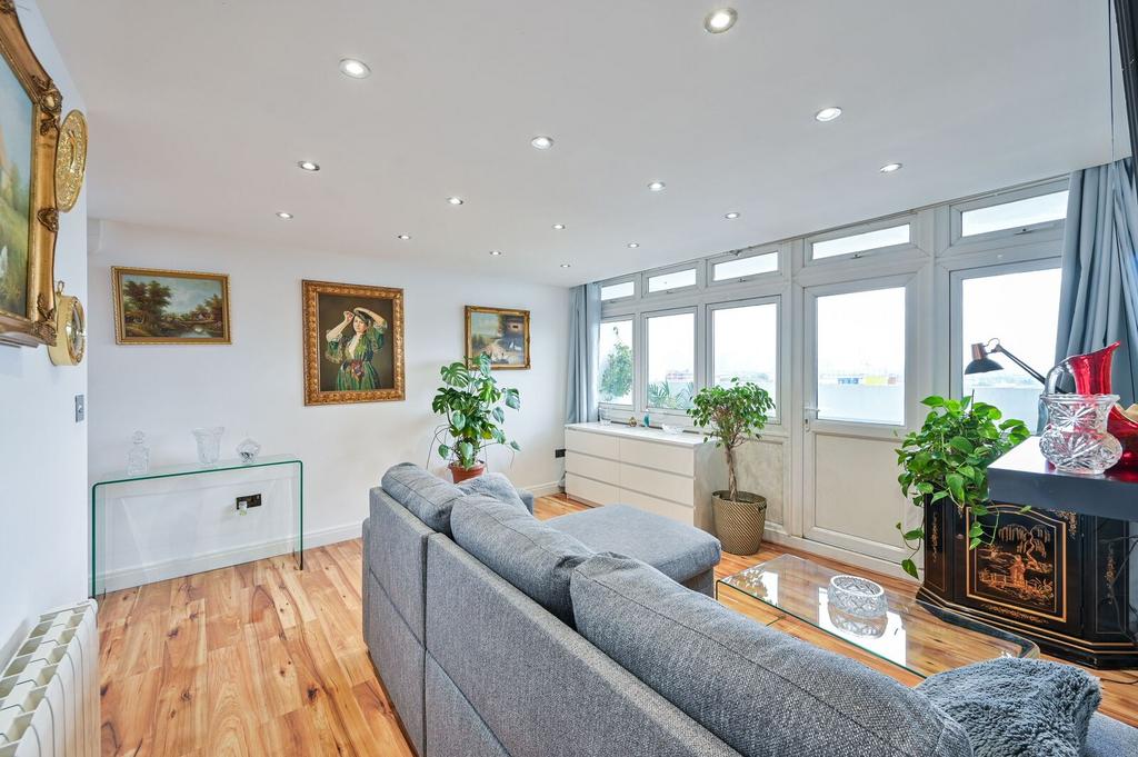 Living room, fireplace