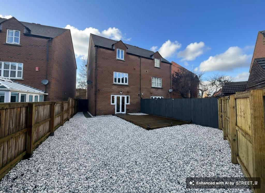 Enclosed rear garden