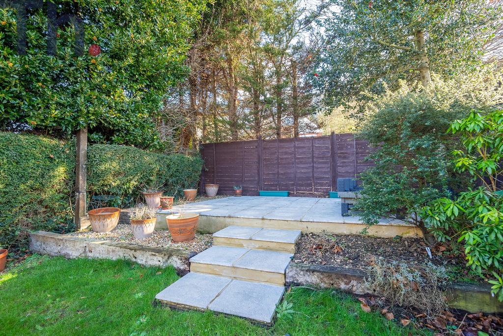Raised Patio Area