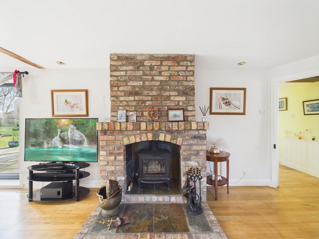 Feature fireplace